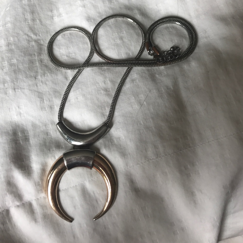 Crescent Long Necklace