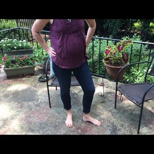 Motherhood Maternity skinny ankle jeans