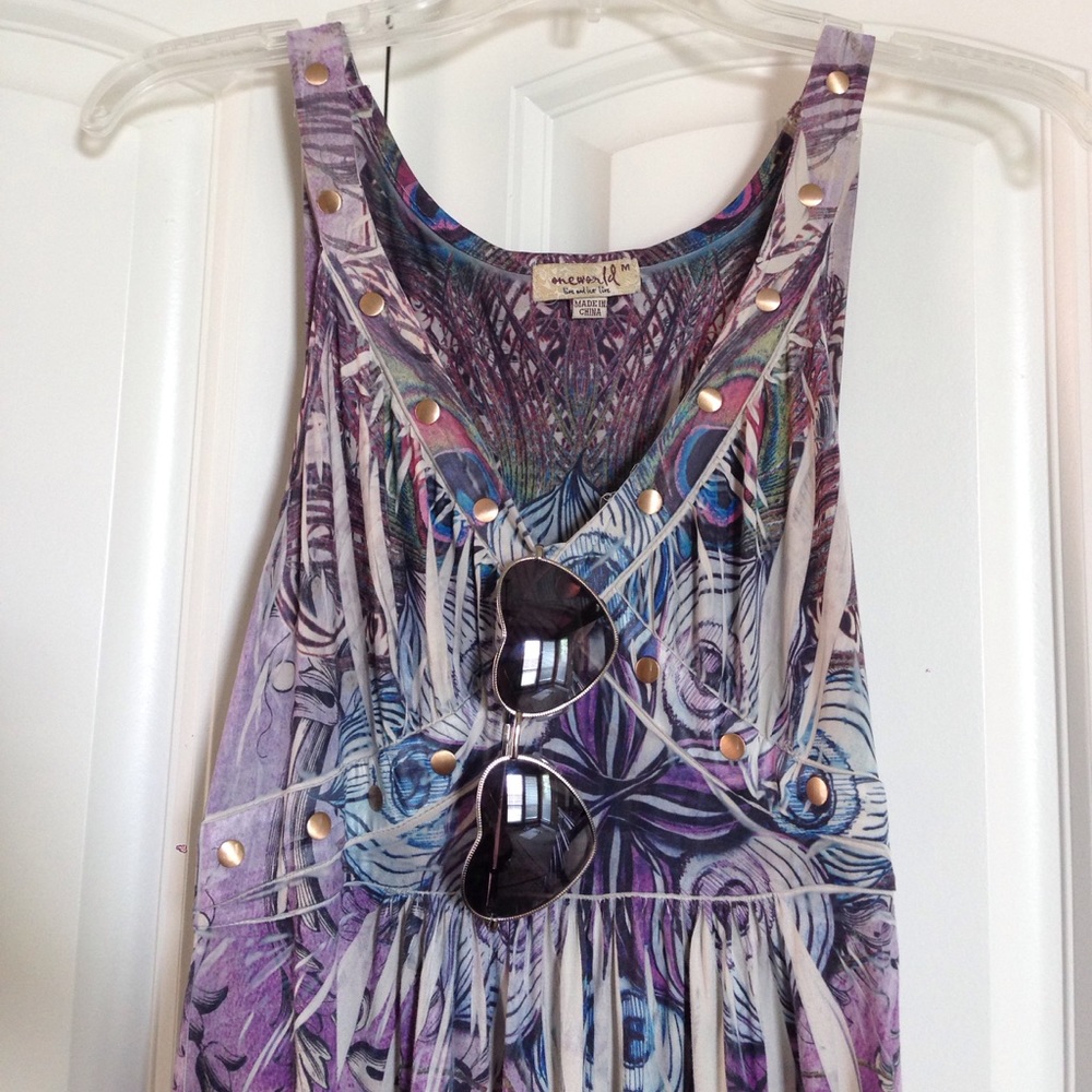 Boho Magenta Maxi Dress