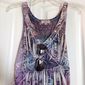 Boho Magenta Maxi Dress