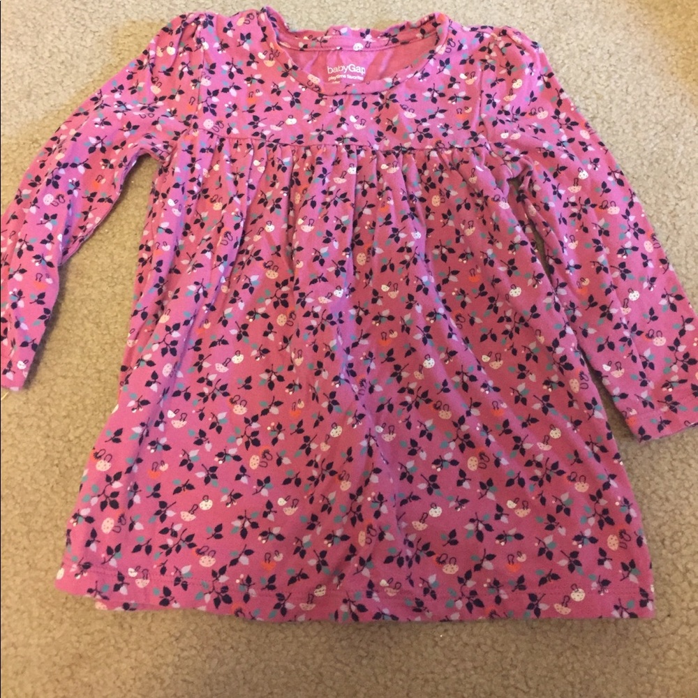 EUC Baby Gap long sleeve floral dress. 2T.