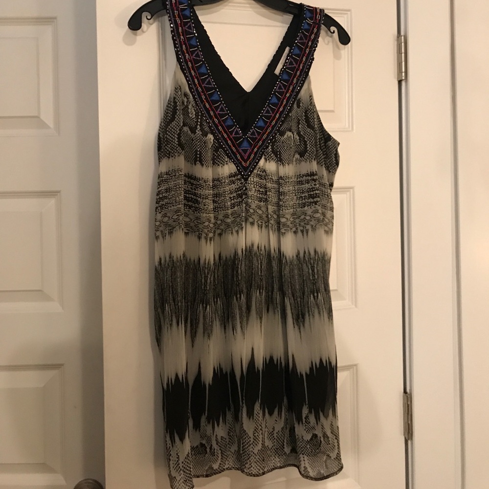 NWOT Lavender Brown Dress