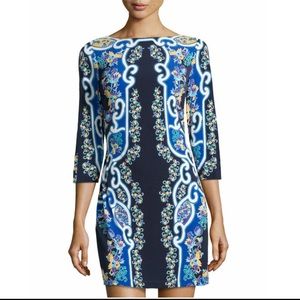Ali Ro midnight blue 3/4 sleeved dress size 4