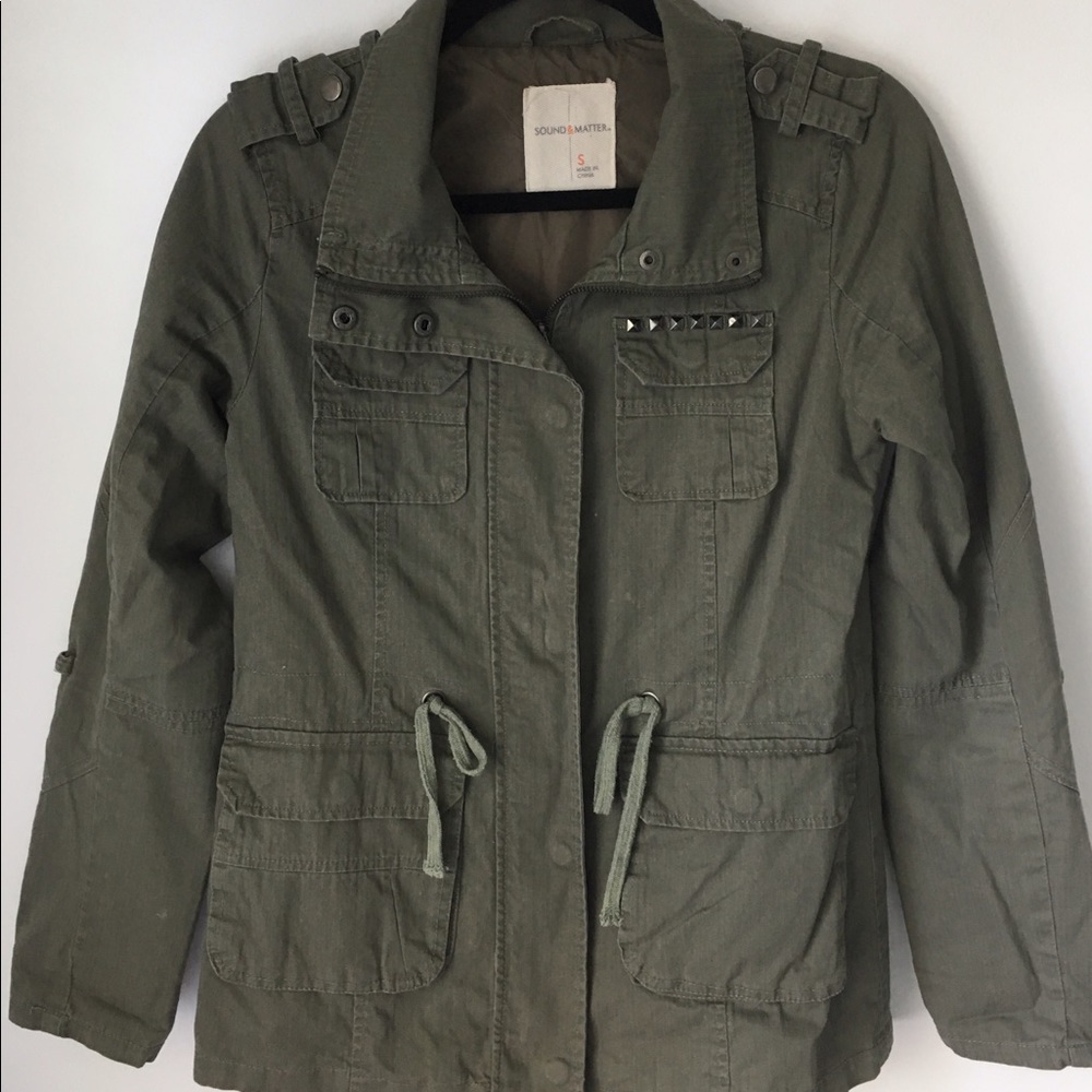 Green army jacket