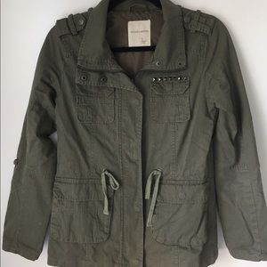 Green army jacket