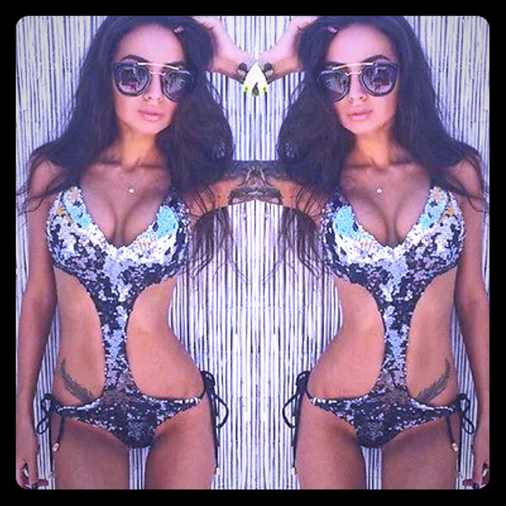 💥SALE💥Sequin one piece bikini