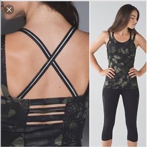 Lululemon happy strappy butterfly print tank
