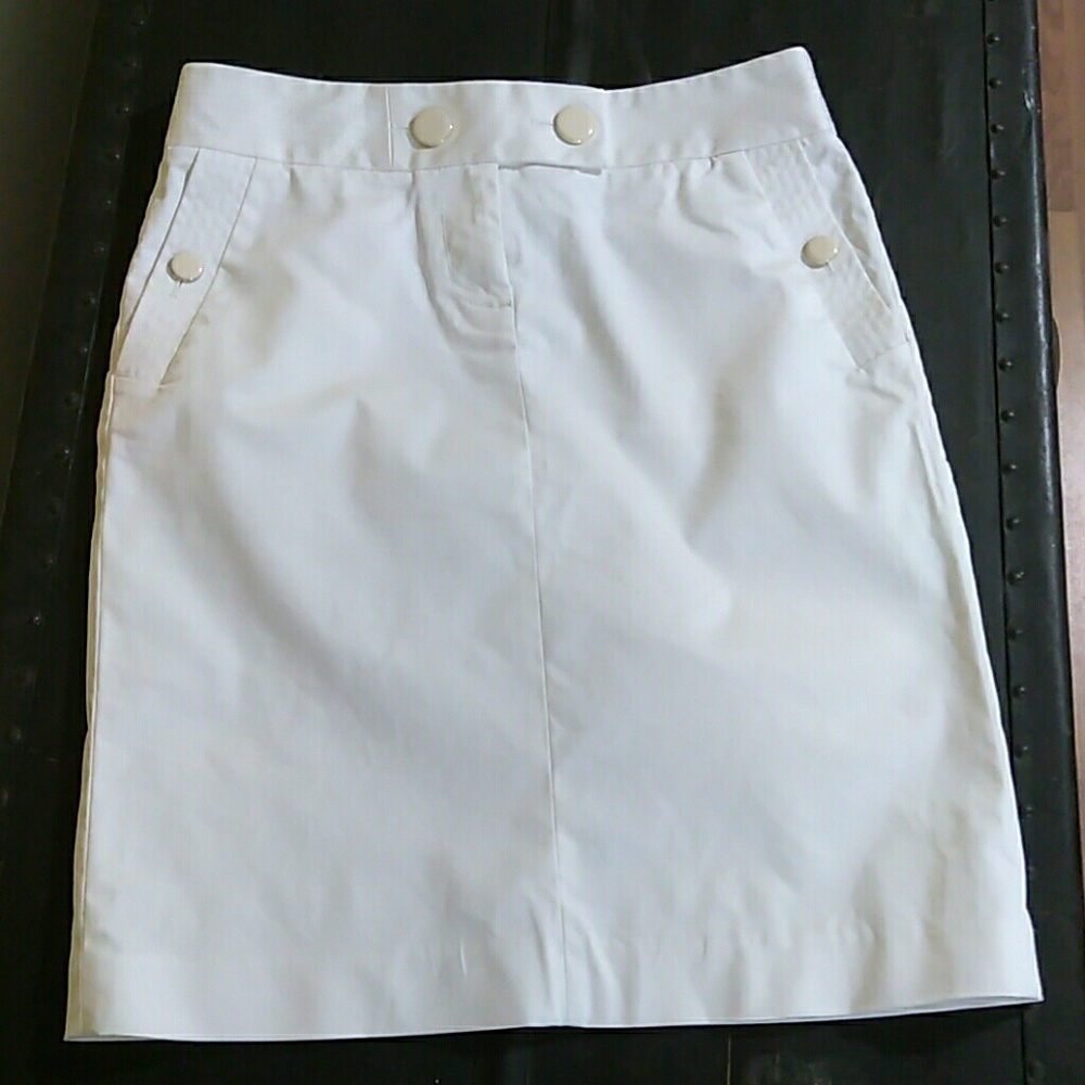 J.Crew White Skirt