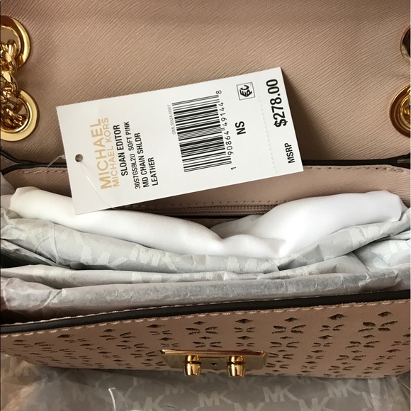 🔥Final SALE🔥Michael Kors Soft Pink Chain Bag - Picture 7 of 7