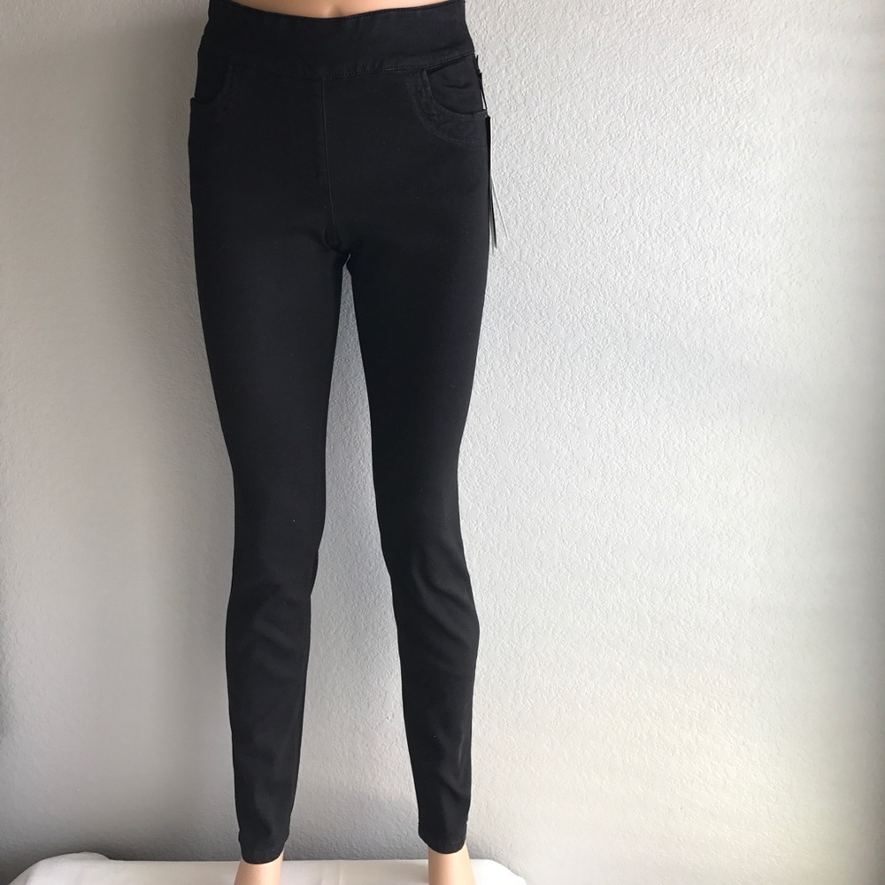 Renuar black skinny jegging