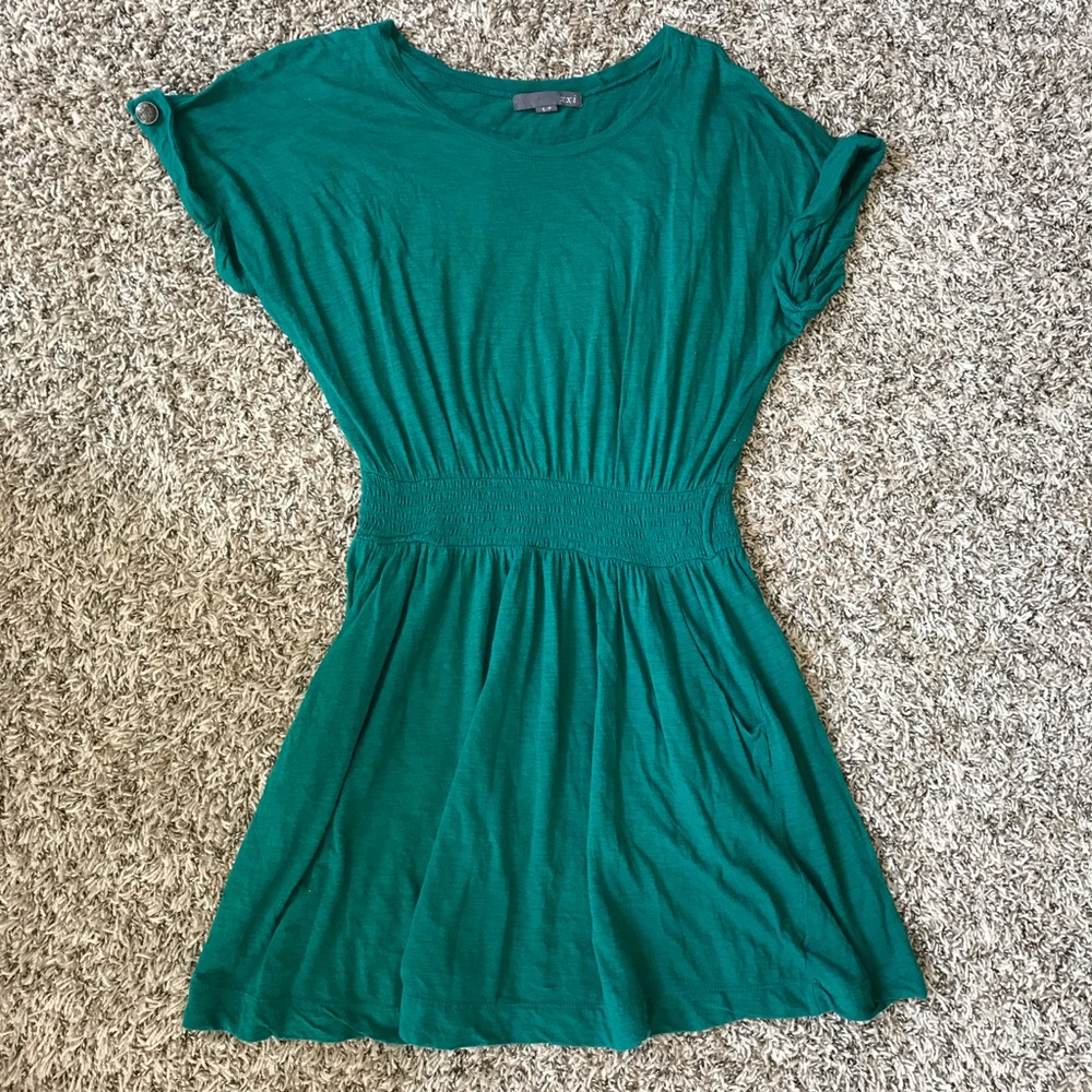 Short sleeve sweater dress