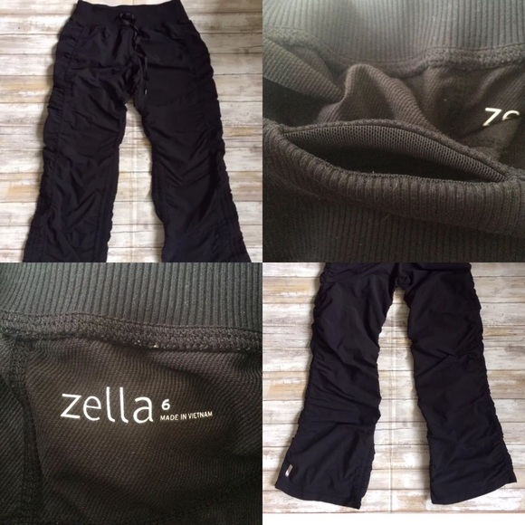 Zella move pants black ruched dance - Picture 3 of 3