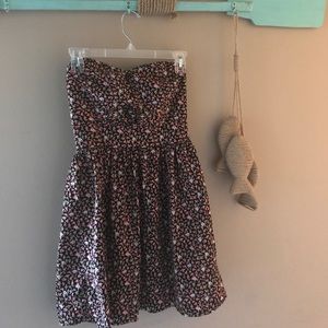 Strapless summer sundress