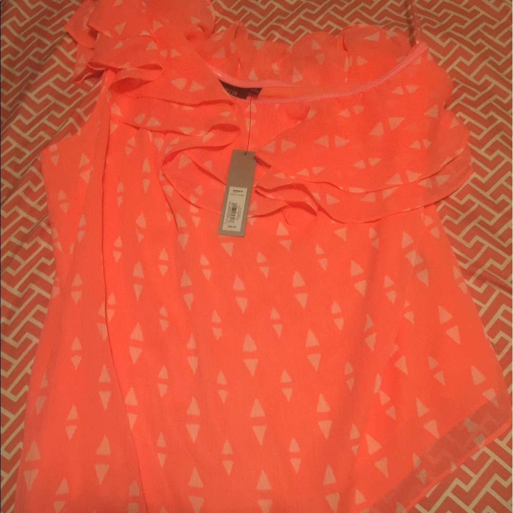apt 9 XL one shoulder shirt