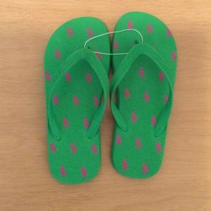 💥SALE💥 Casual look. Polo Pink & Green Flip Flops