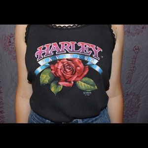 Perfect condition vintage Harley Davidson tank!