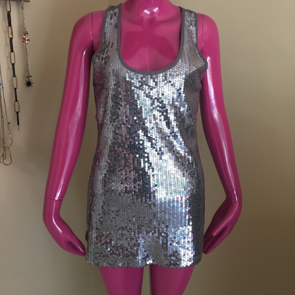 Sequin Tank Top