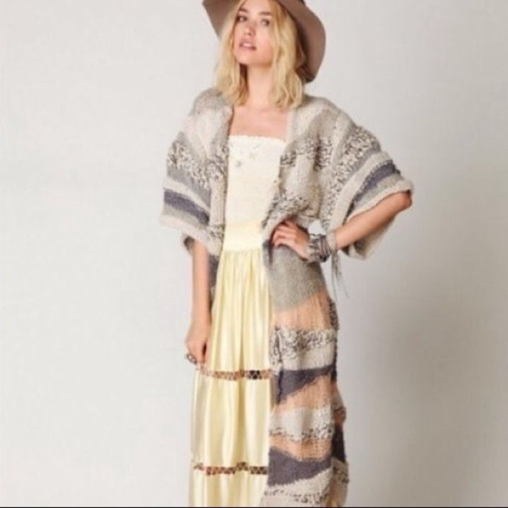 Free People Sands of Time long cardigan. Small.