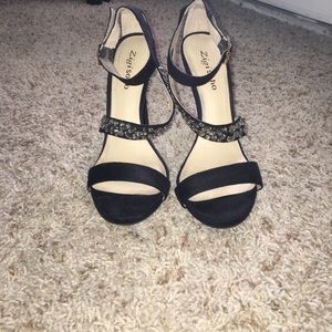 Zigi soho strappy crystal heels