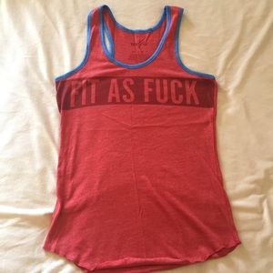 HTFU Fit as fuck tank top