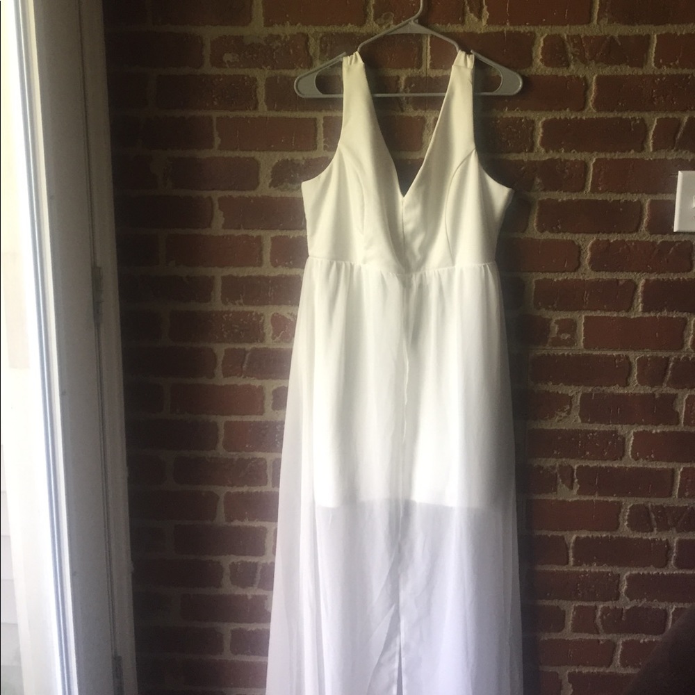 White summer dress
