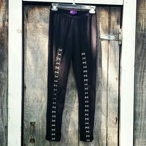 SALE Tripp NYC Gothic Hook and Eye Leggings M