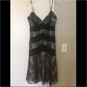 BCBG Maxazria black lace dress sz 2
