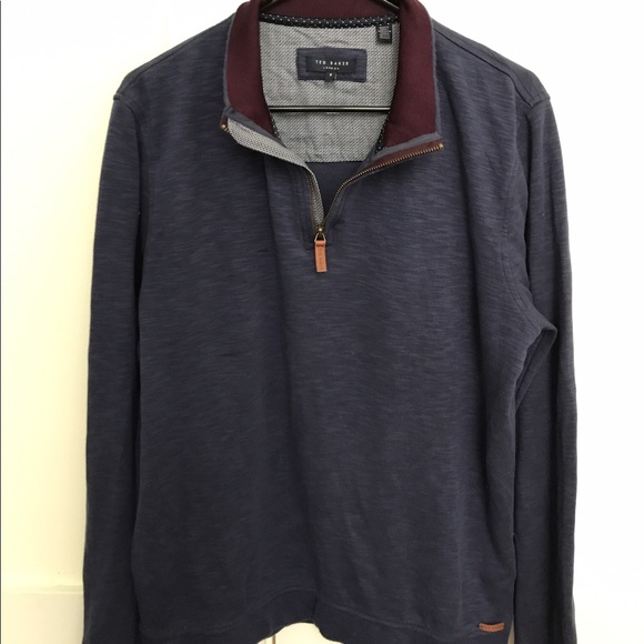 Ted Baker London Men Half Zip Sweater 