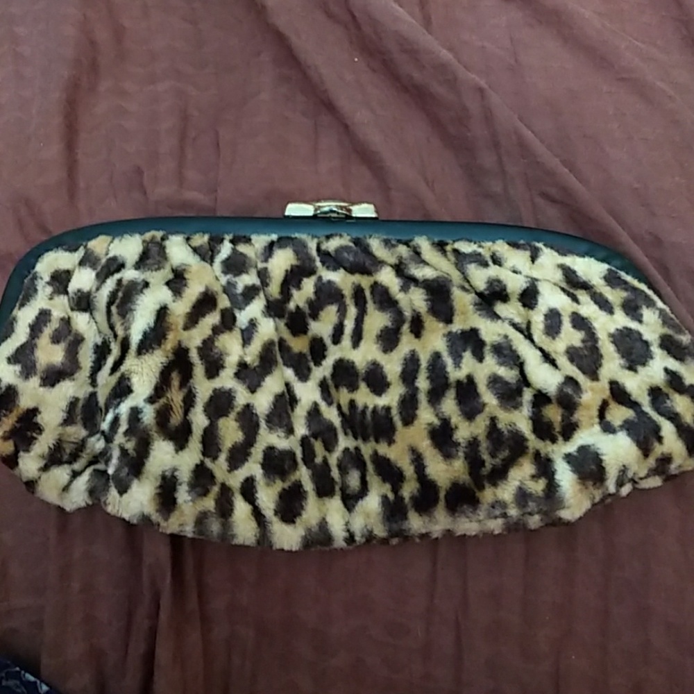 Vintage Faux Fur Clutch