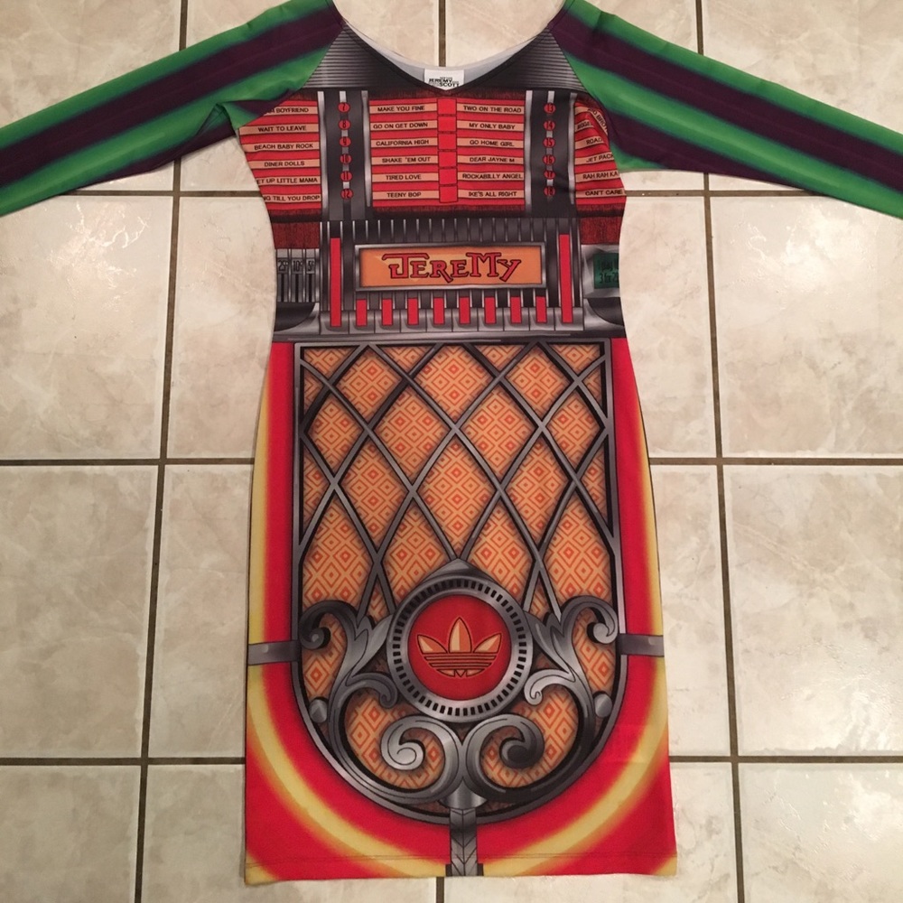 Jeremy Scott x Adidas Authentic Jukebox Dress