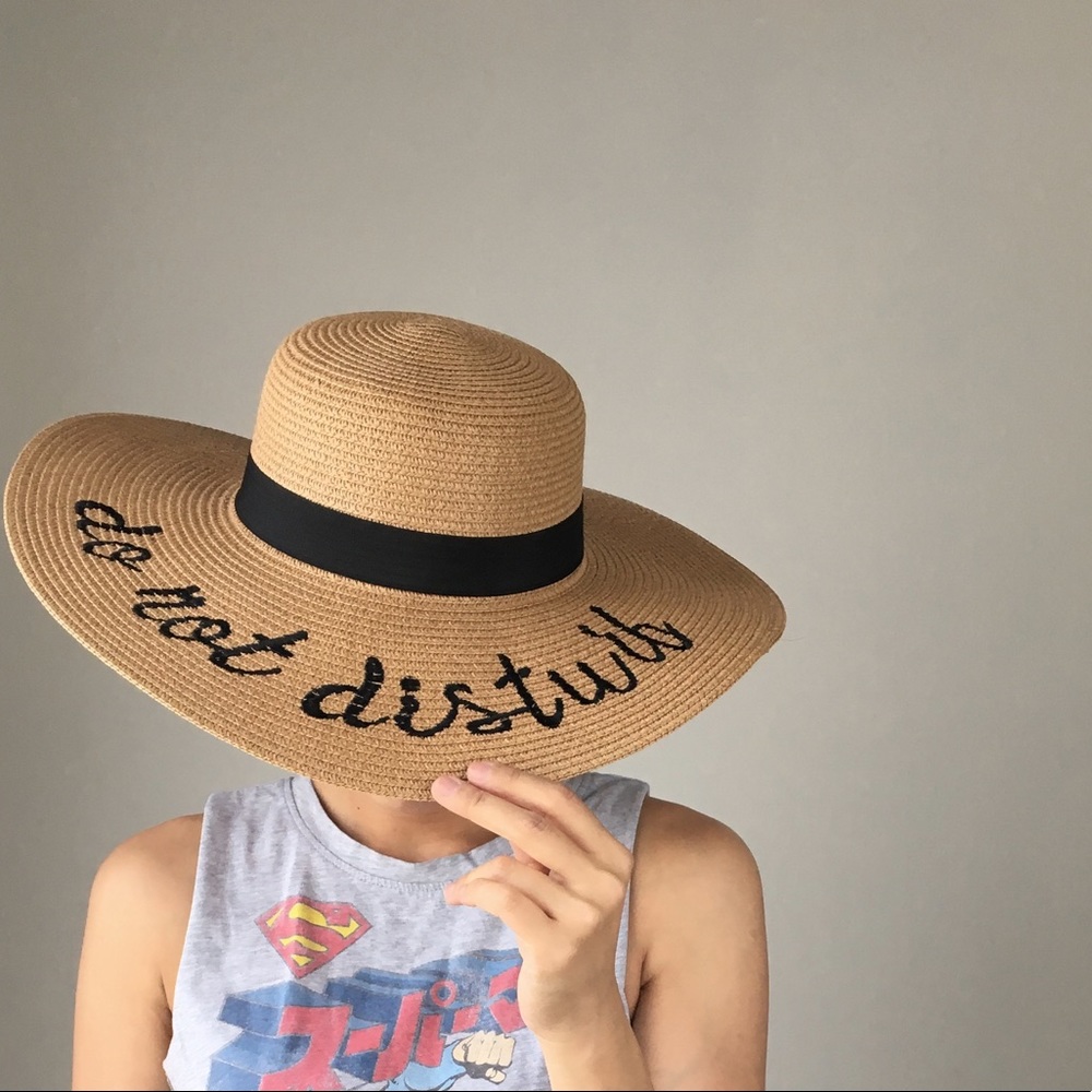 Statement wide brimmed hat TAN - Picture 2 of 3
