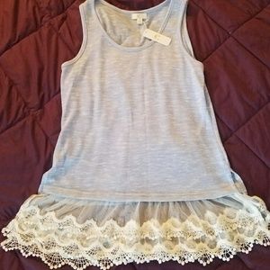 Adorable Top with Lace Detail