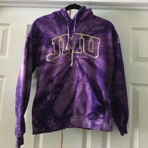 Tie-dye JMU hoodie