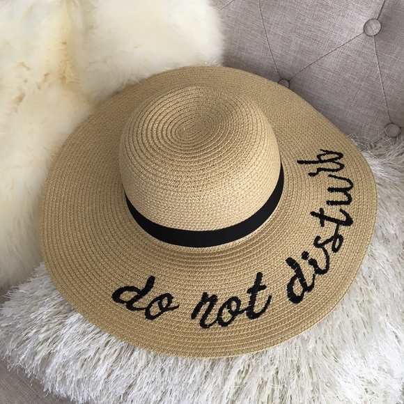 CHICBOMB Accessories - Statement wide brimmed hat in IVORY