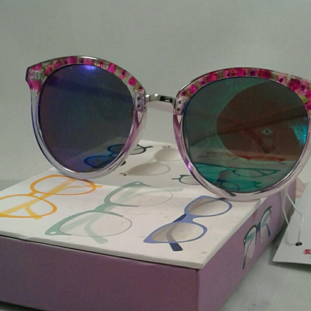 Colorworks Eyewear "Bertie" in SPARKLY ROSE
