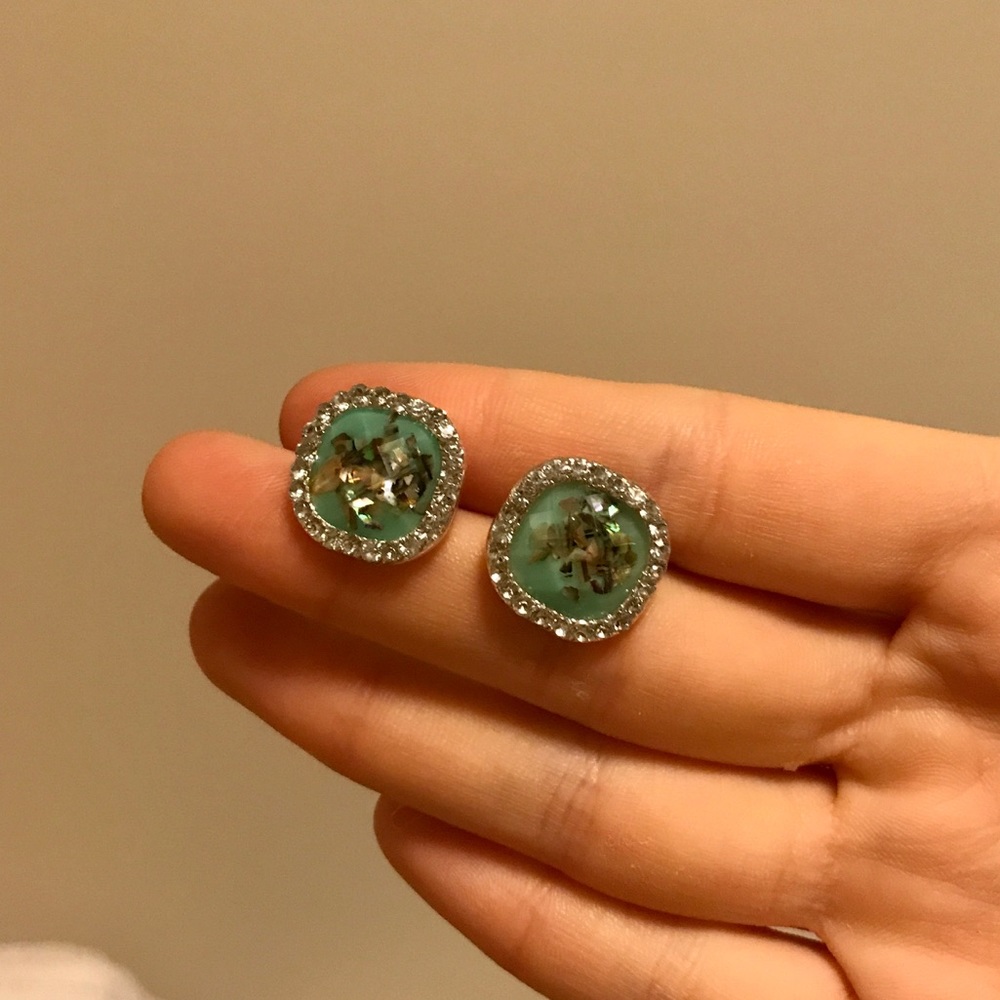 Opal Stud Earrings
