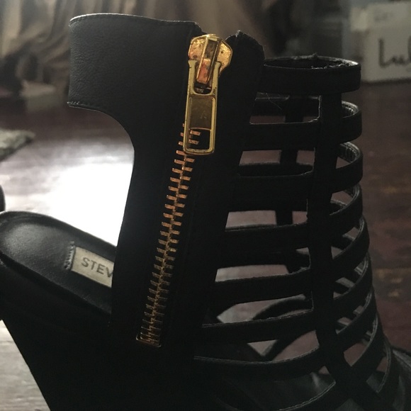 Steve madden black wedges - Picture 3 of 4