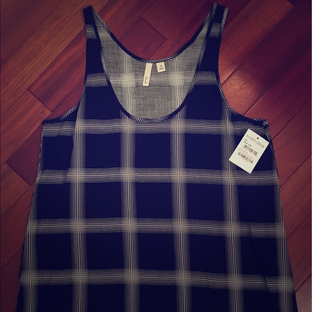Black and white tank from Nordstrom
