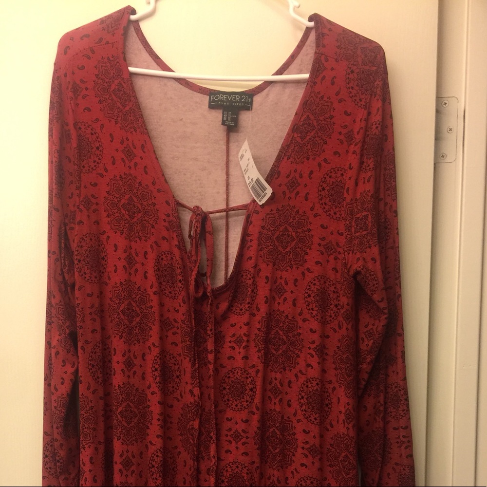 BNWT 3x Forever 21+ Fit and Flare Dress