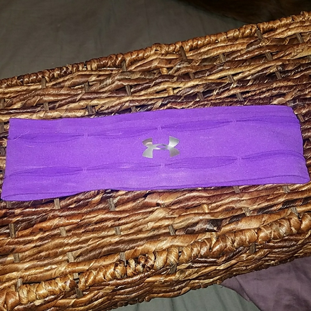 Under Armour purple headband
