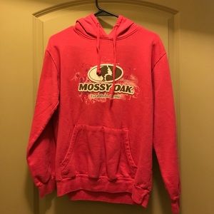 Mossy Oak dark pink hoodie