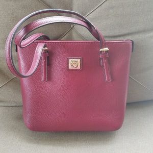 NWOT Anne Klein Perfect Small Tote in Ruby Ruby