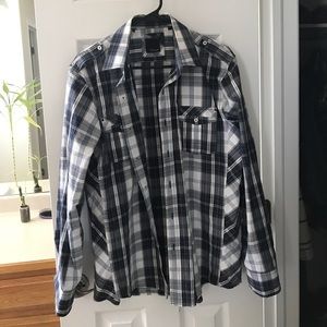 7 diamonds button up shirt