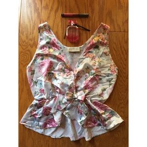 Vintage 1970s Ashley Amos floral nightshirt