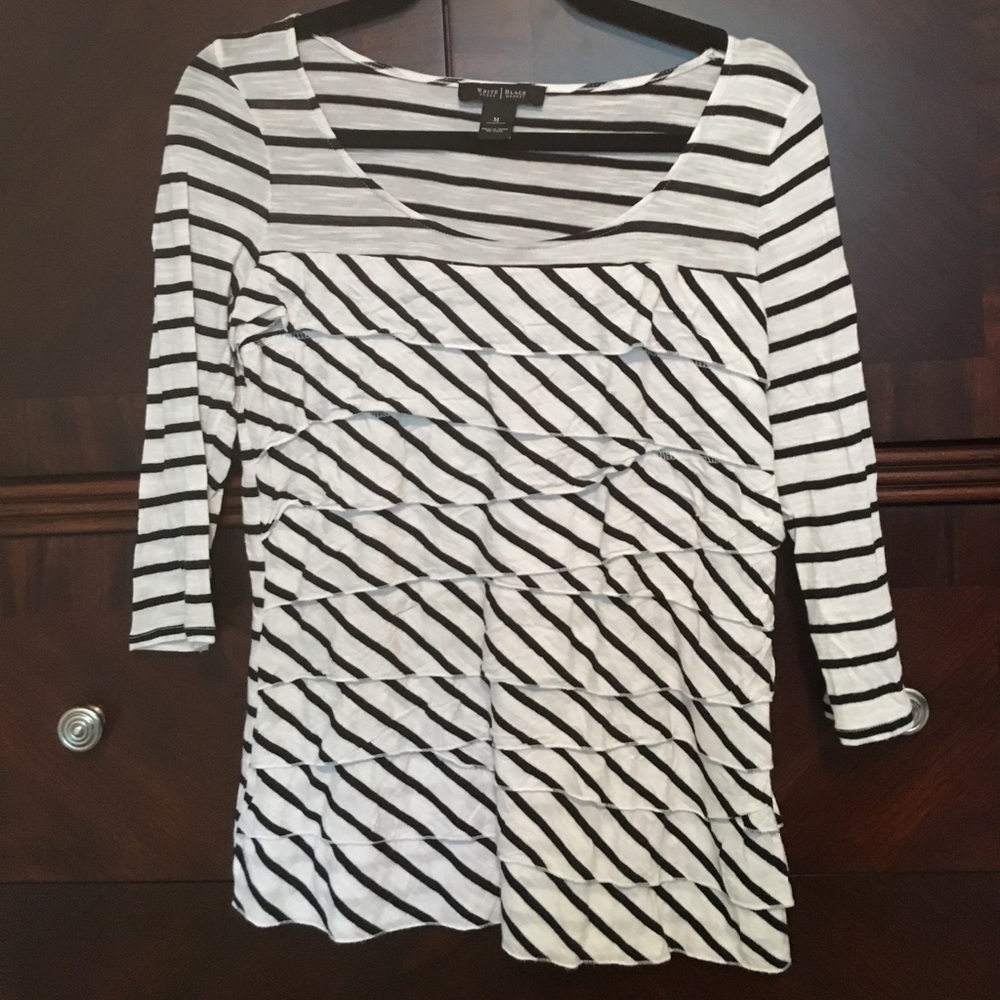 WHBM 3/4 sleeve top