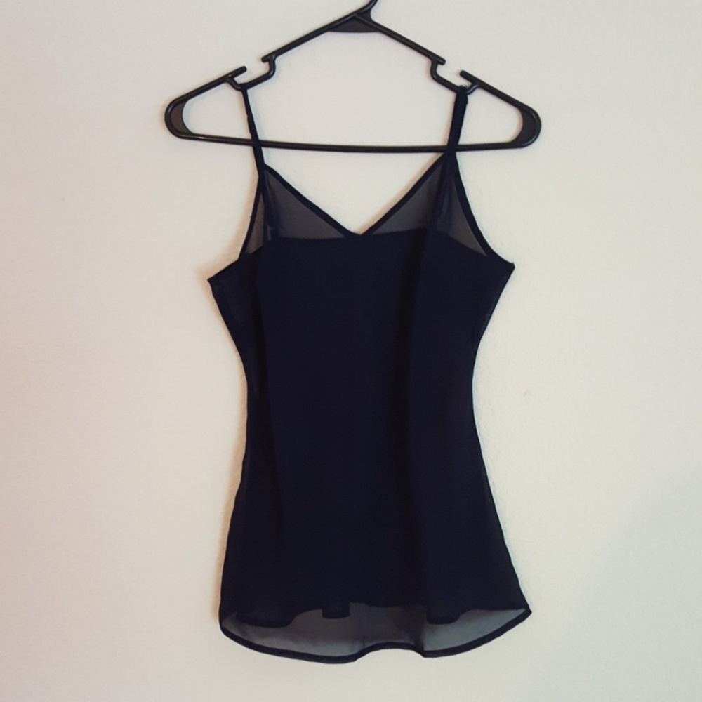 Sheer tank top