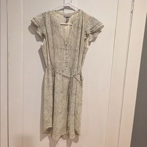 H&M black & white dress