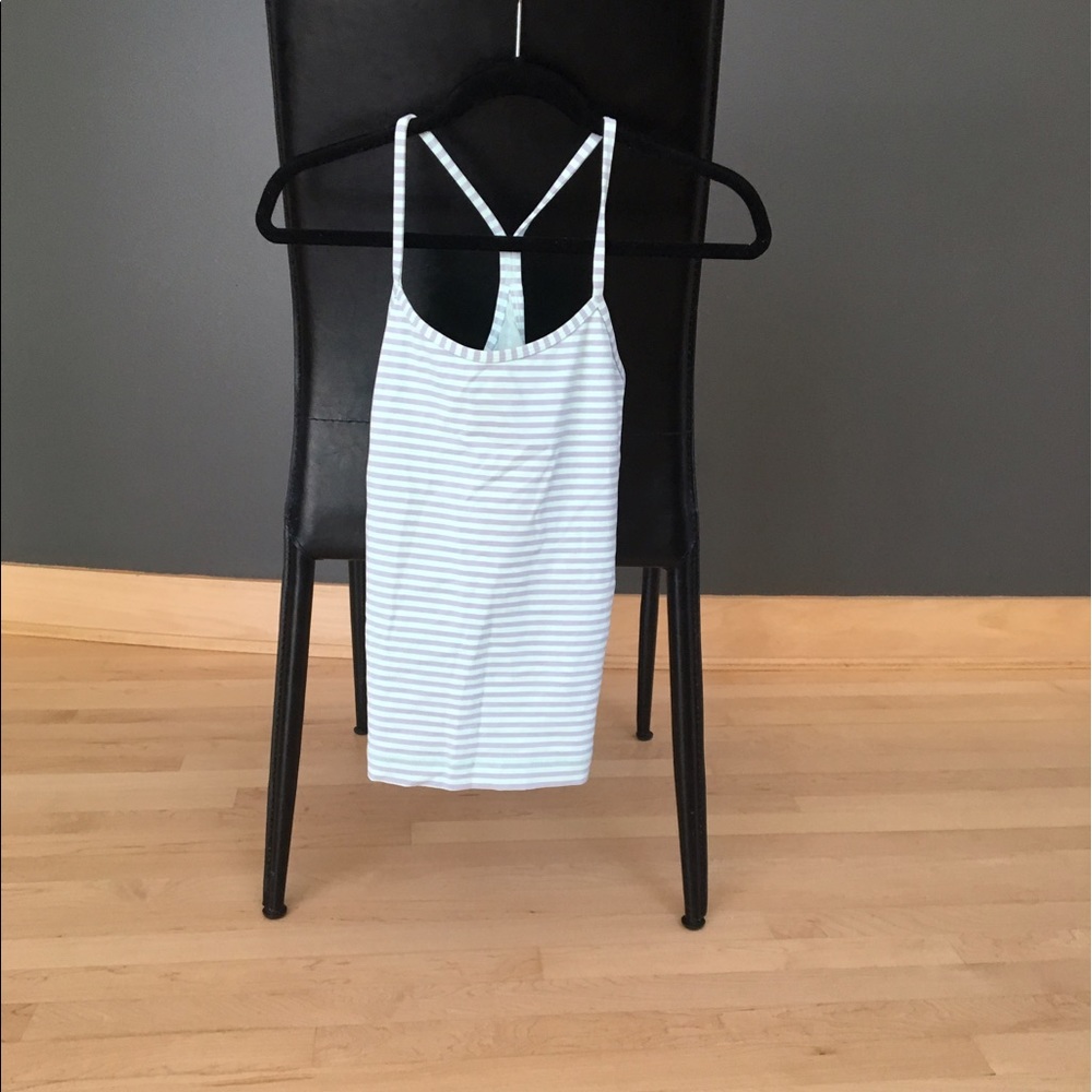 Lululemon striped power y tank
