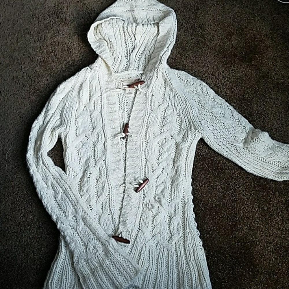 Abercrombie alpaca fur sweater.