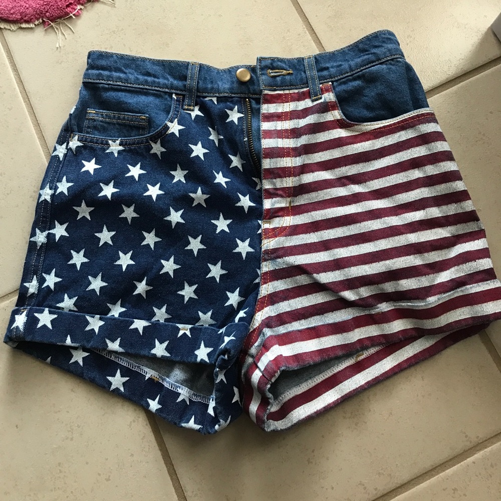 American Flag Shorts